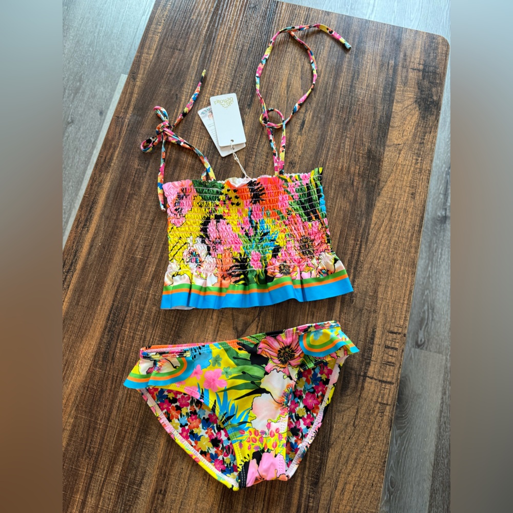 NWT little girls Agua Bendita Bikini - Girls Size 8